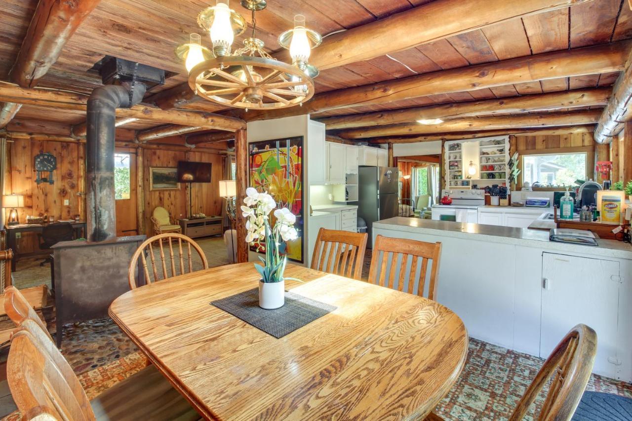 Rustic Bandon Log Cabin On 5 Acres Of Woodlands! Dış mekan fotoğraf